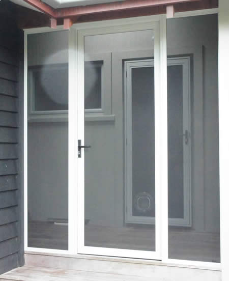 Porch Secured with Stainless Steel Security Screens