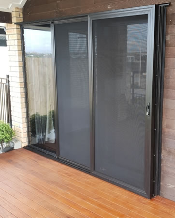 Double Stacking Stainless Steel mesh Security Doors