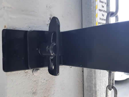 Black Pedestrian Access Barrier