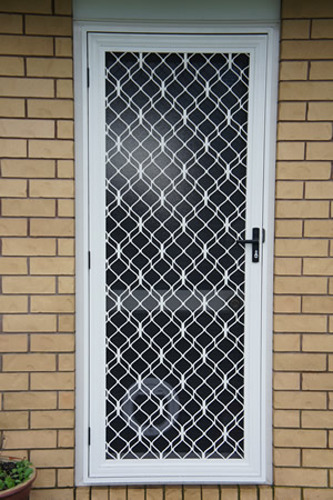 Security Door with fancy Grille