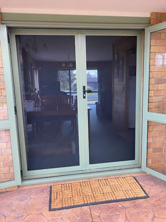 Stainless Steel Mesh Double Doors