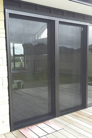 Venette door insect screen mounted with angles 